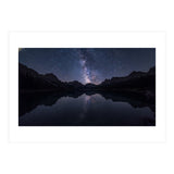 Starlit Reflection: Milky Way Over Mountain Lake (Print Only) thumbnail