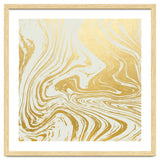 Gold Rush Minimal Illustration, Abstract Shine Luxe Glow Metallic Shimmer Golden Graphic Design thumbnail