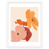 Autumn Wildflowers, Botanical Illustration Vintage Classy, Bohemian Floral Blossom Plants Bloom, Pastel Flowers Garden Nature thumbnail