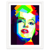 Marilyn Monroe Colorful Illustration Pop Art WPAP thumbnail