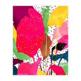 Modern Botanical, Nature Plants Tropical Jungle Garden, Eclectic Pop Of Color Glitter Gold Bohemian Graphic (Print Only) thumbnail