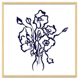 flowers line art thumbnail