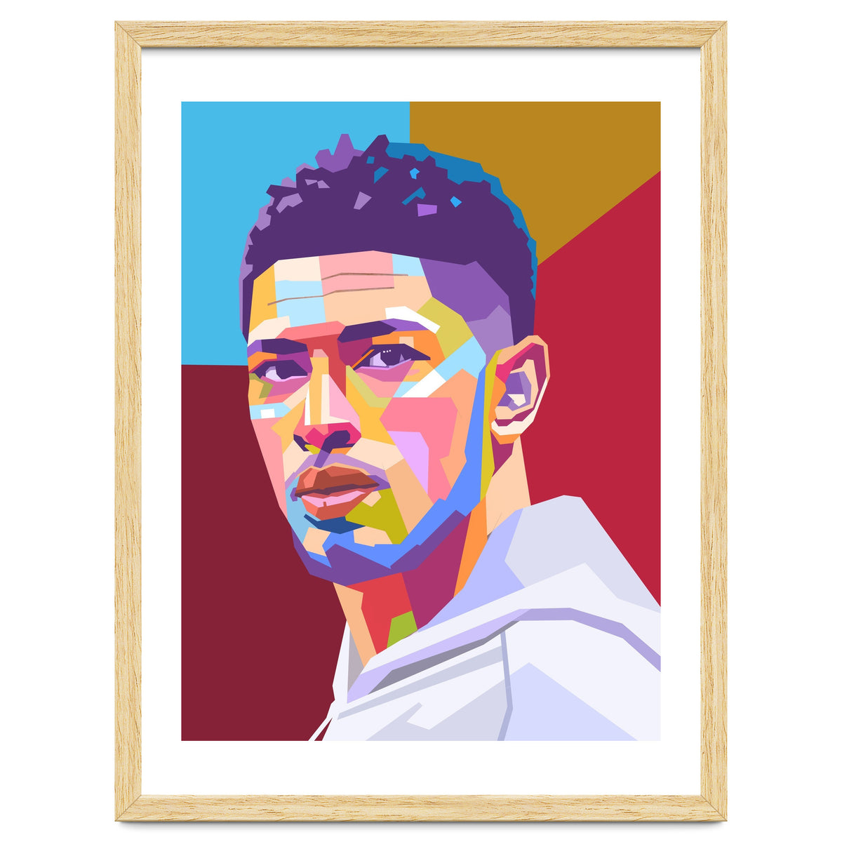 Jude Bellingham pop art portrait