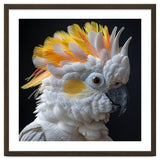 Close Up Of A Cockatoo Parrot With Yellow Crest thumbnail