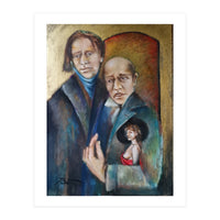 Father&son Oil.61x45.cm. (Print Only)