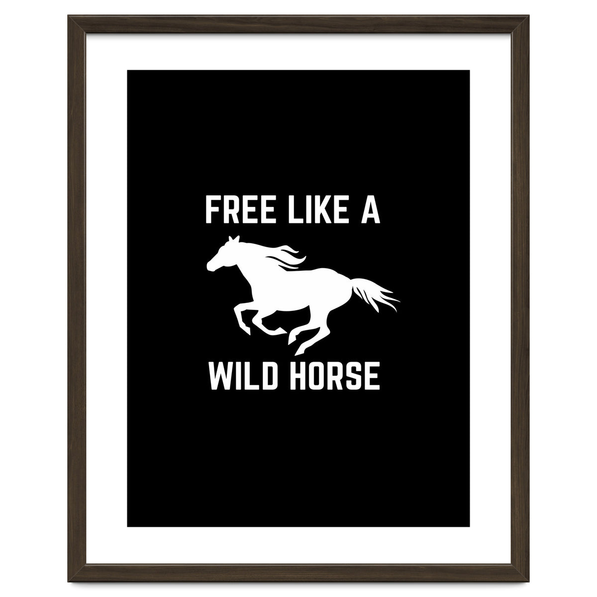 Free like a wild horse