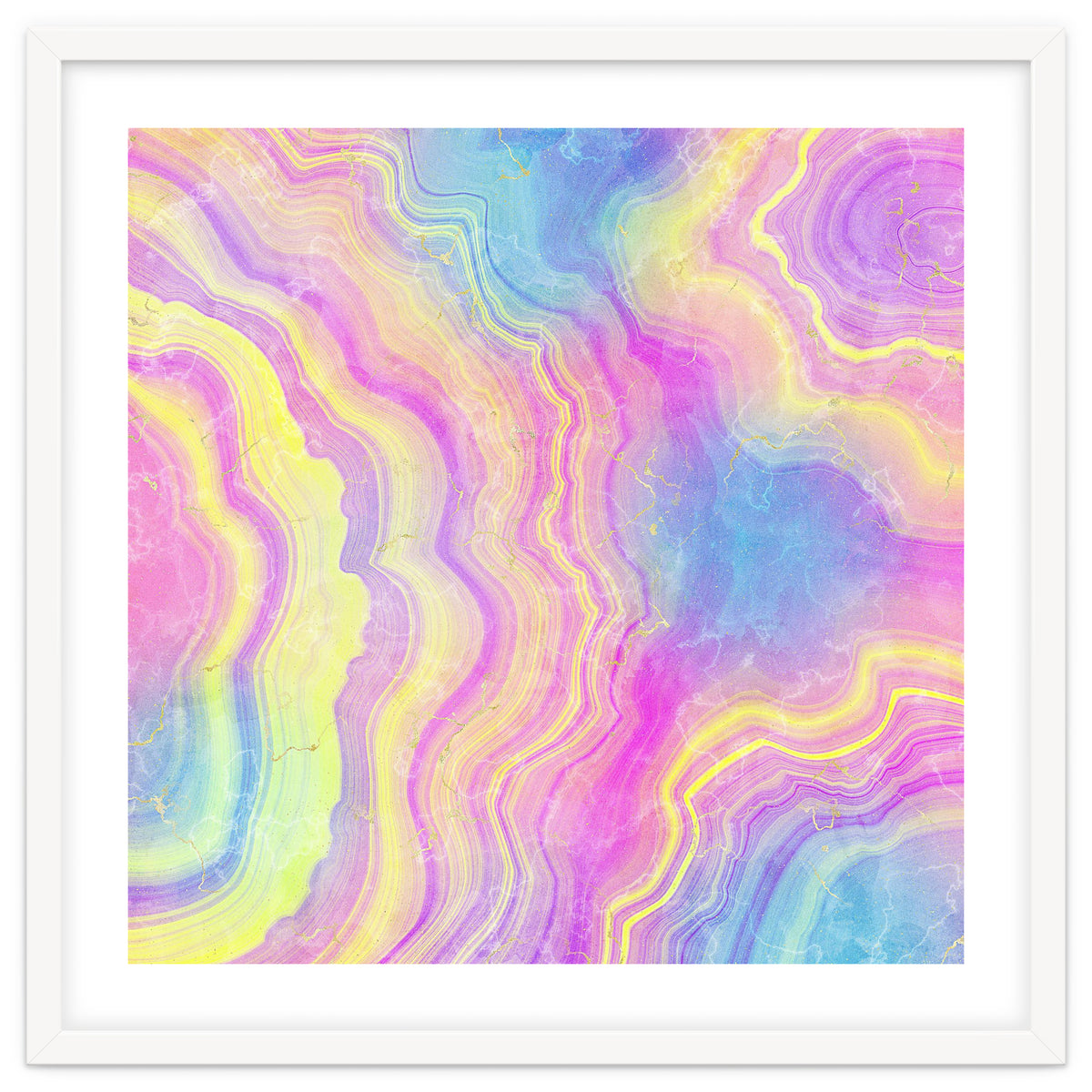 Neon Agate Texture 08