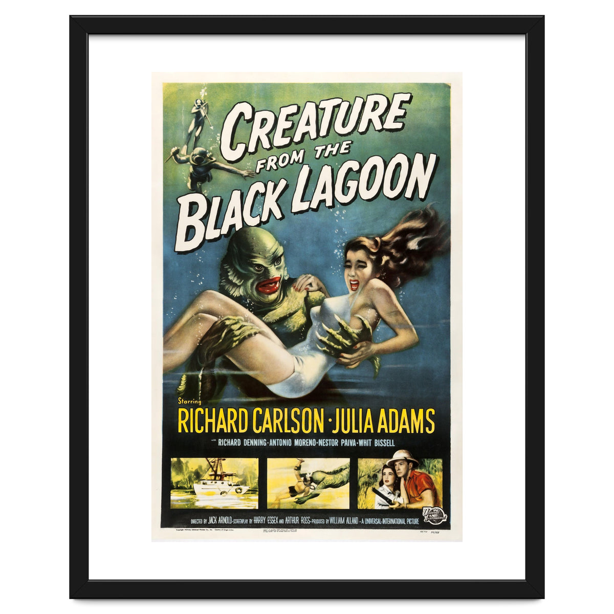 CREATURE FROM THE BLACK LAGOON (1954), directed by JACK ARNOLD.