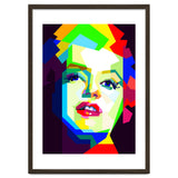 Marilyn Monroe Colorful Illustration Pop Art WPAP thumbnail