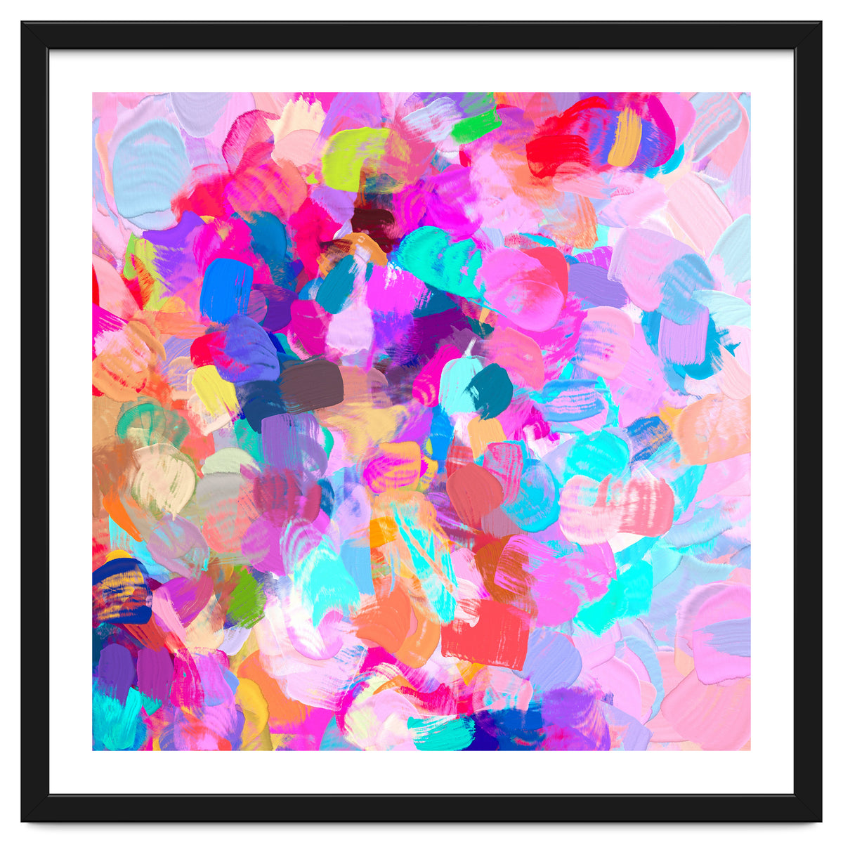 Candy Shop | Abstract Modern Bohemian Eclectic Colorful Painting | Pop of color Contemporary