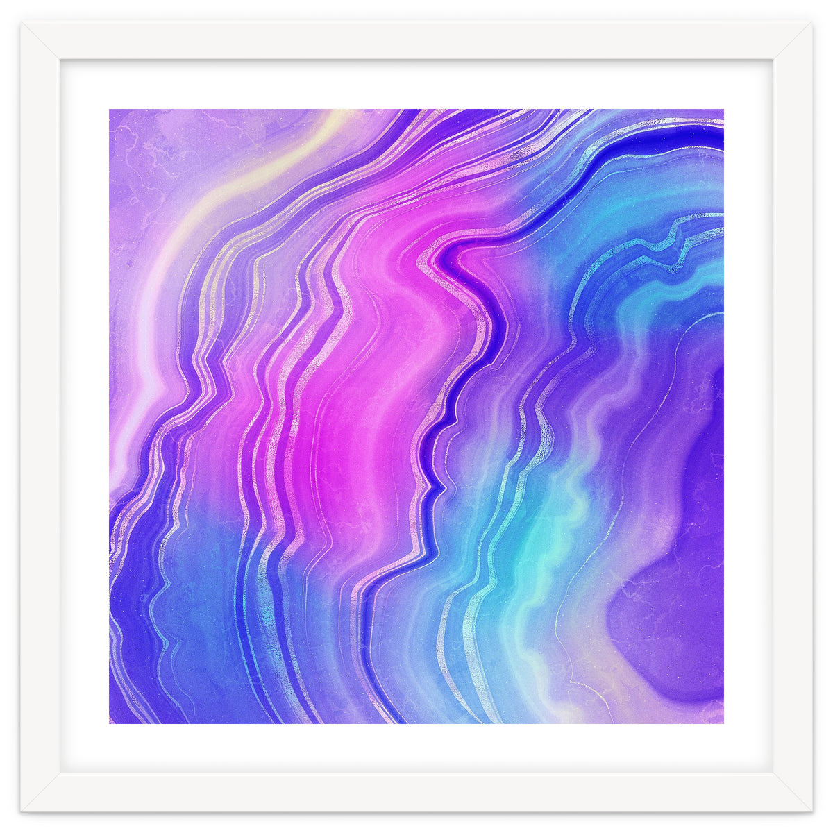 Neon Agate Texture 09