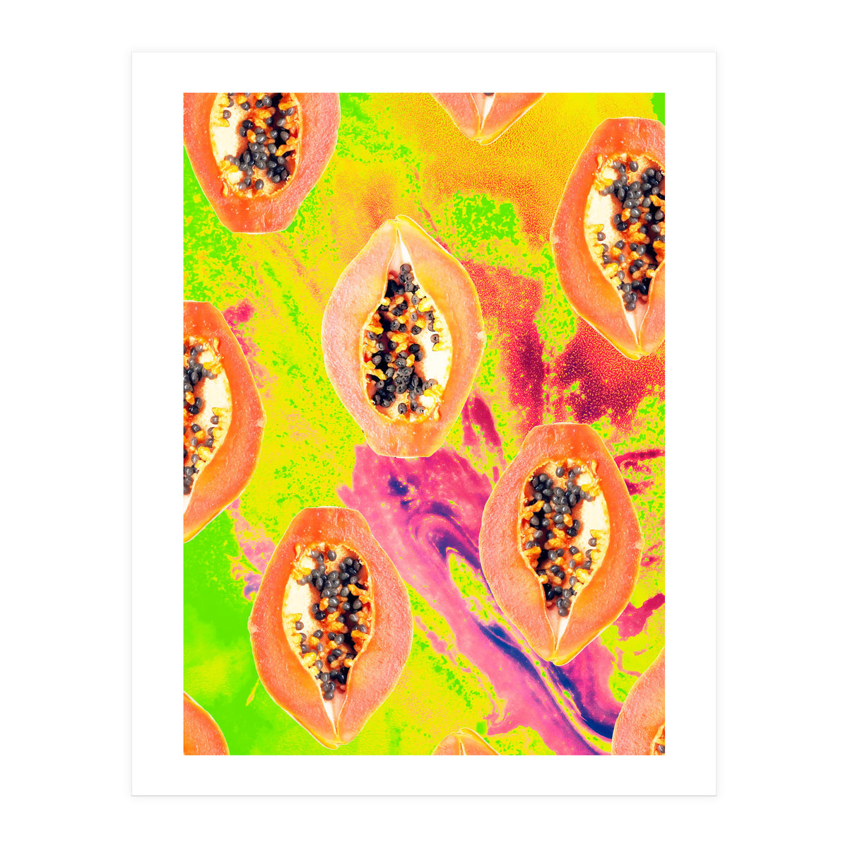 Papaya #society6 #decor #buyart (Print Only)