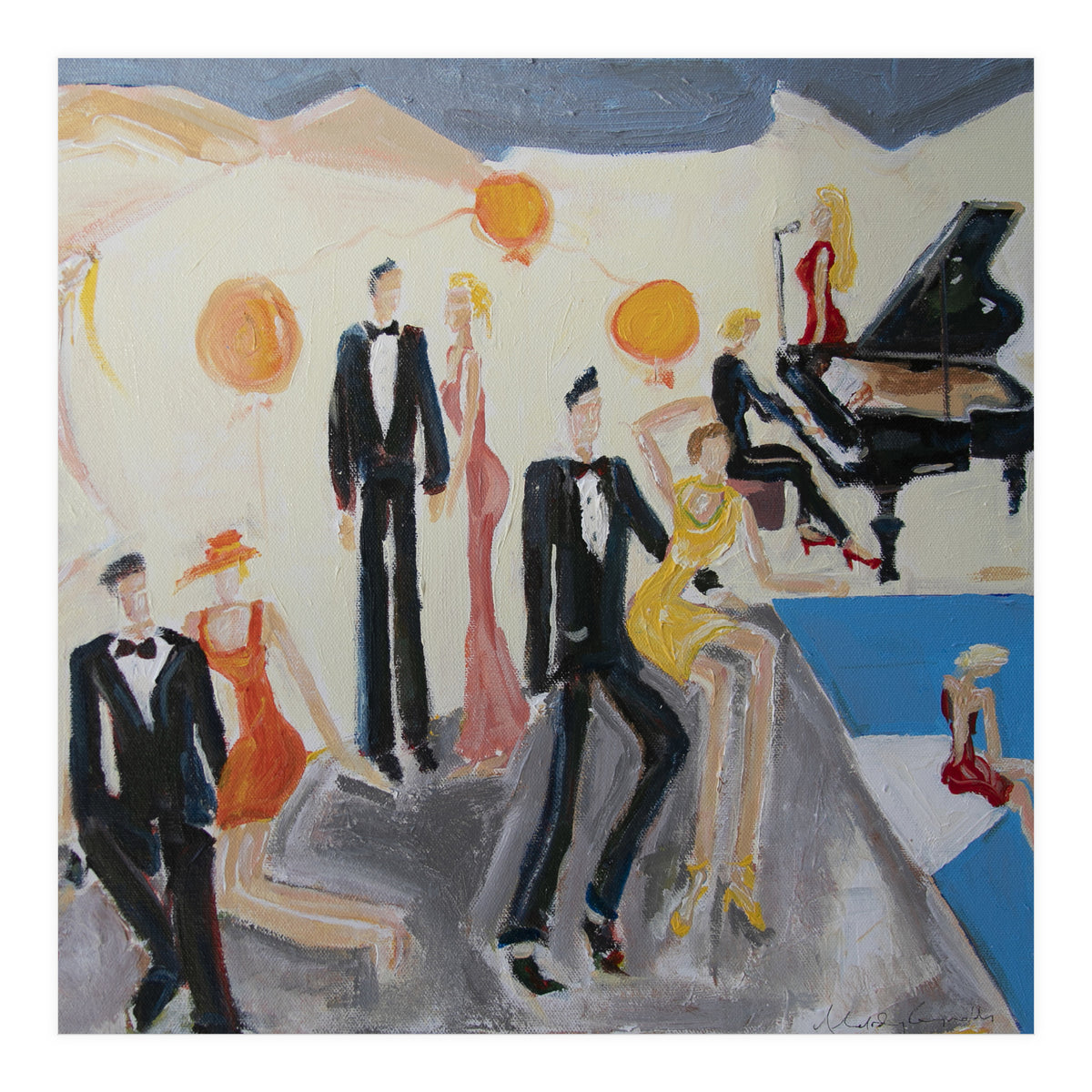 The Piano Player (Print Only)