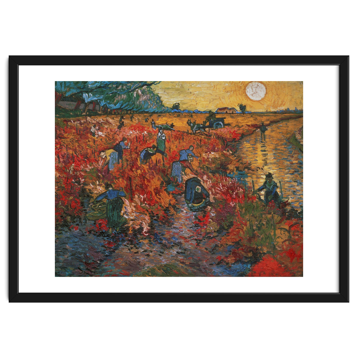 The red Vineyard at Arles,1888. Canvas,73 x 91 cm.