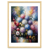 Vibrant Summer Hydrangea Bouquet Heavy Impasto Oil Painting thumbnail