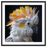 Close Up Of A Cockatoo Parrot With Yellow Crest thumbnail