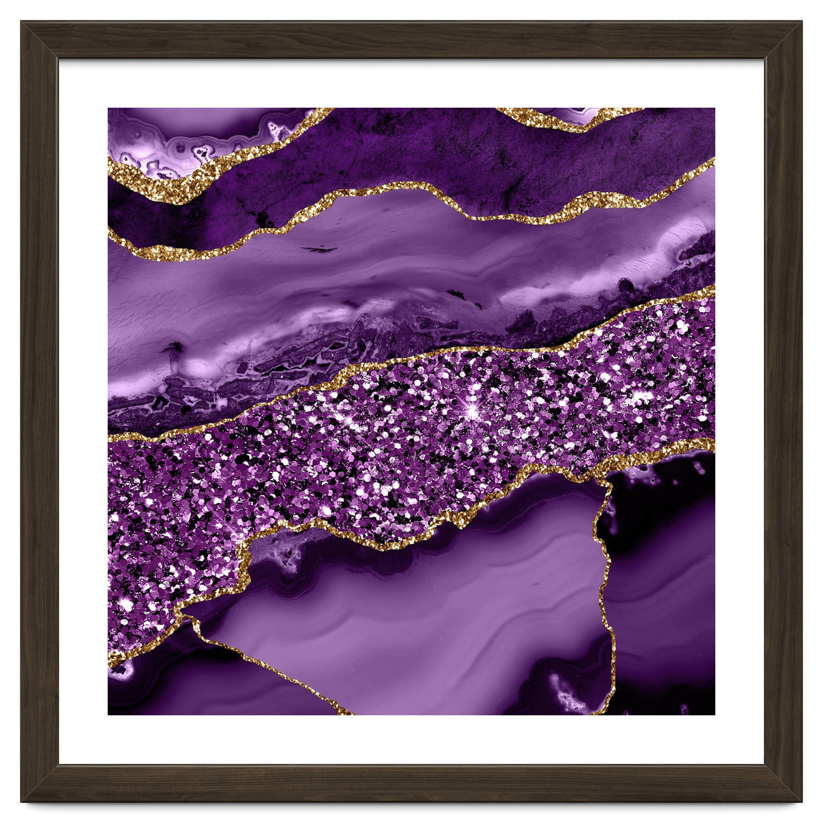 Agate Glitter Ocean Texture 02