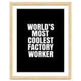 World's most coolest factory worker thumbnail