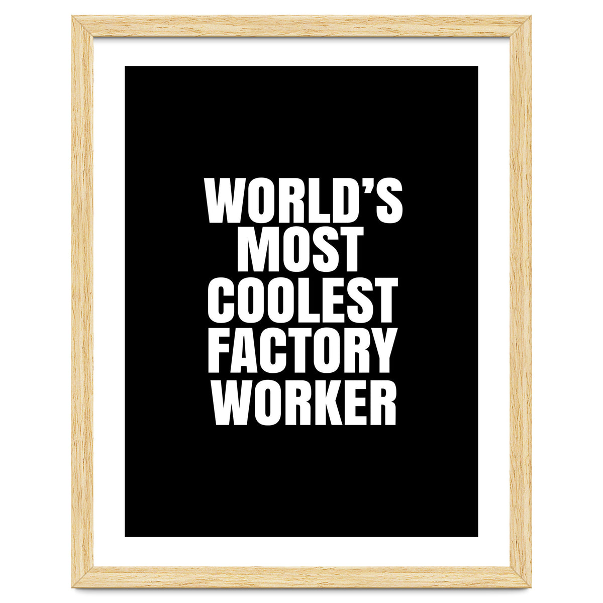 World's most coolest factory worker