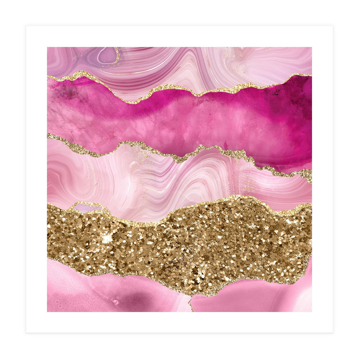 Agate Glitter Dazzle Texture 17  (Print Only)