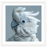 White Cockatoo Bird Portrait Close Up thumbnail