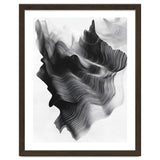 Abstract Black And White Wavy Lines Forming Organic Shapes thumbnail