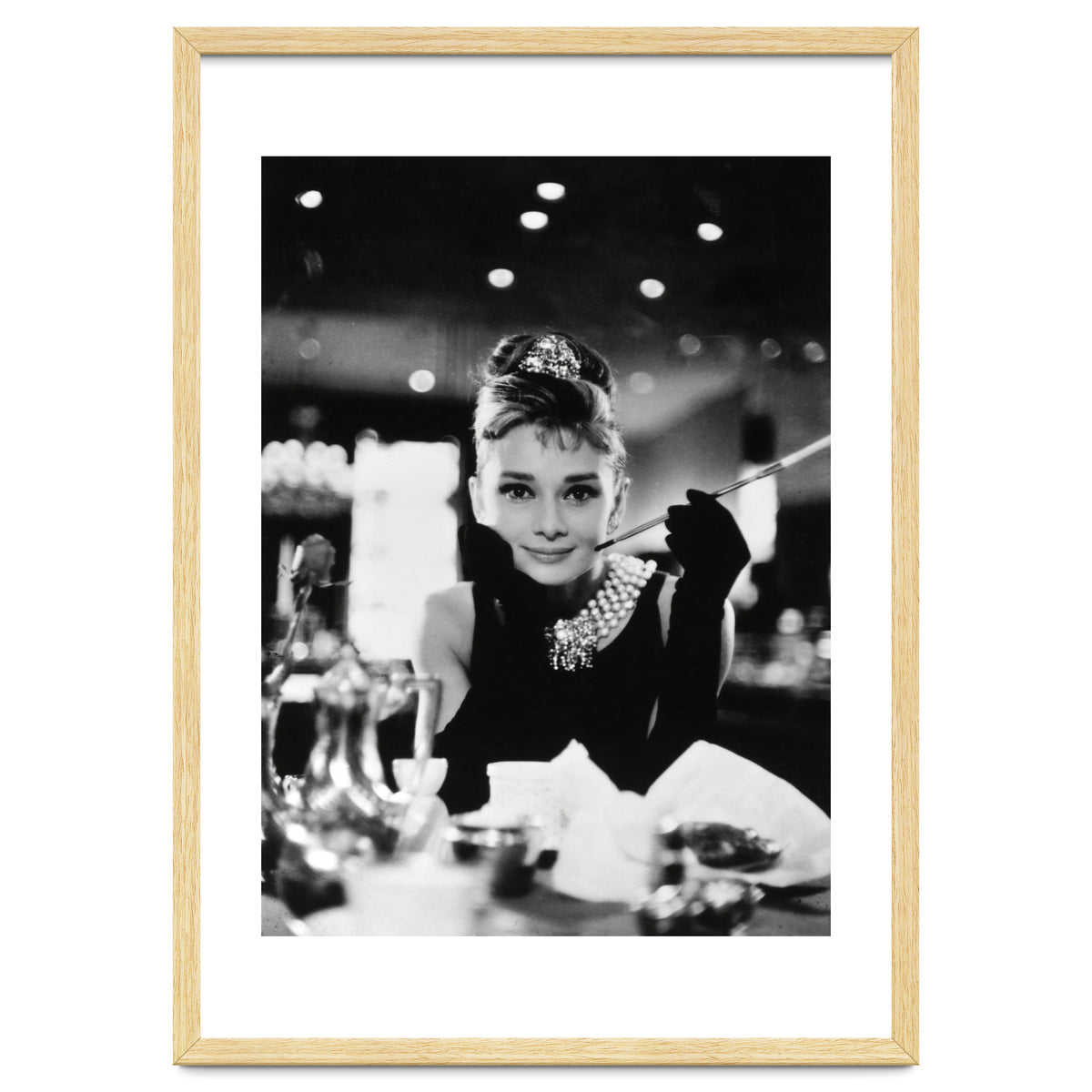 AUDREY HEPBURN in BREAKFAST AT TIFFANY'S (1961), directed by BLAKE EDWARDS.