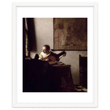 'The Lute Player', 1663-1664, Oil on canvas, 51,4 x 45,7 cm. thumbnail