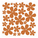Brown Flowers Pattern (Print Only) thumbnail