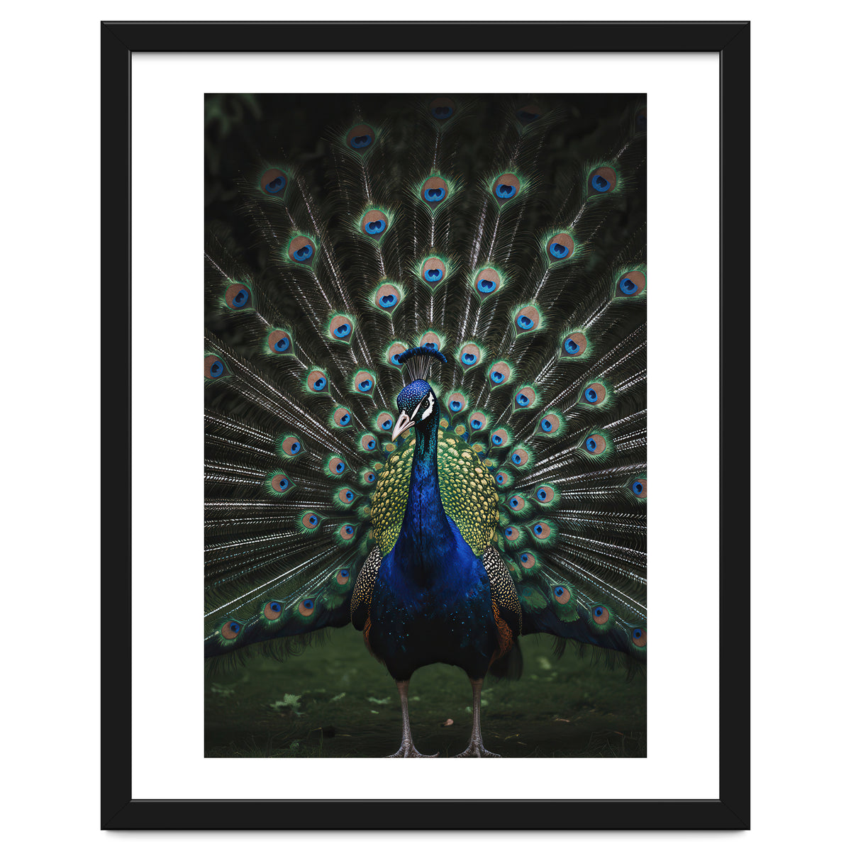 Peacock Portrait Photography