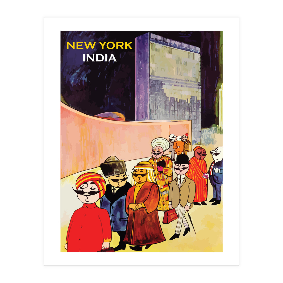 New York - India (Print Only)