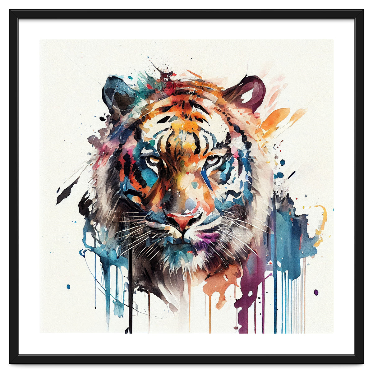 Watercolor Tiger