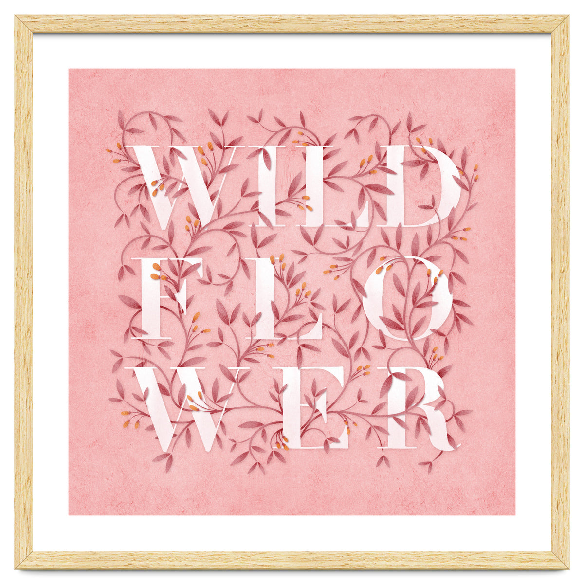 Wild Flower Typography