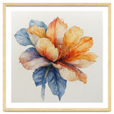 Ethereal Amber and Azure Bloom thumbnail
