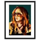 Jennifer Lopez Celebrity Art Retro Style Illustration thumbnail