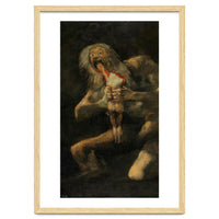 Francisco de Goya y Lucientes / 'Saturn devouring one of his sons', 1820-1823, Spanish School.