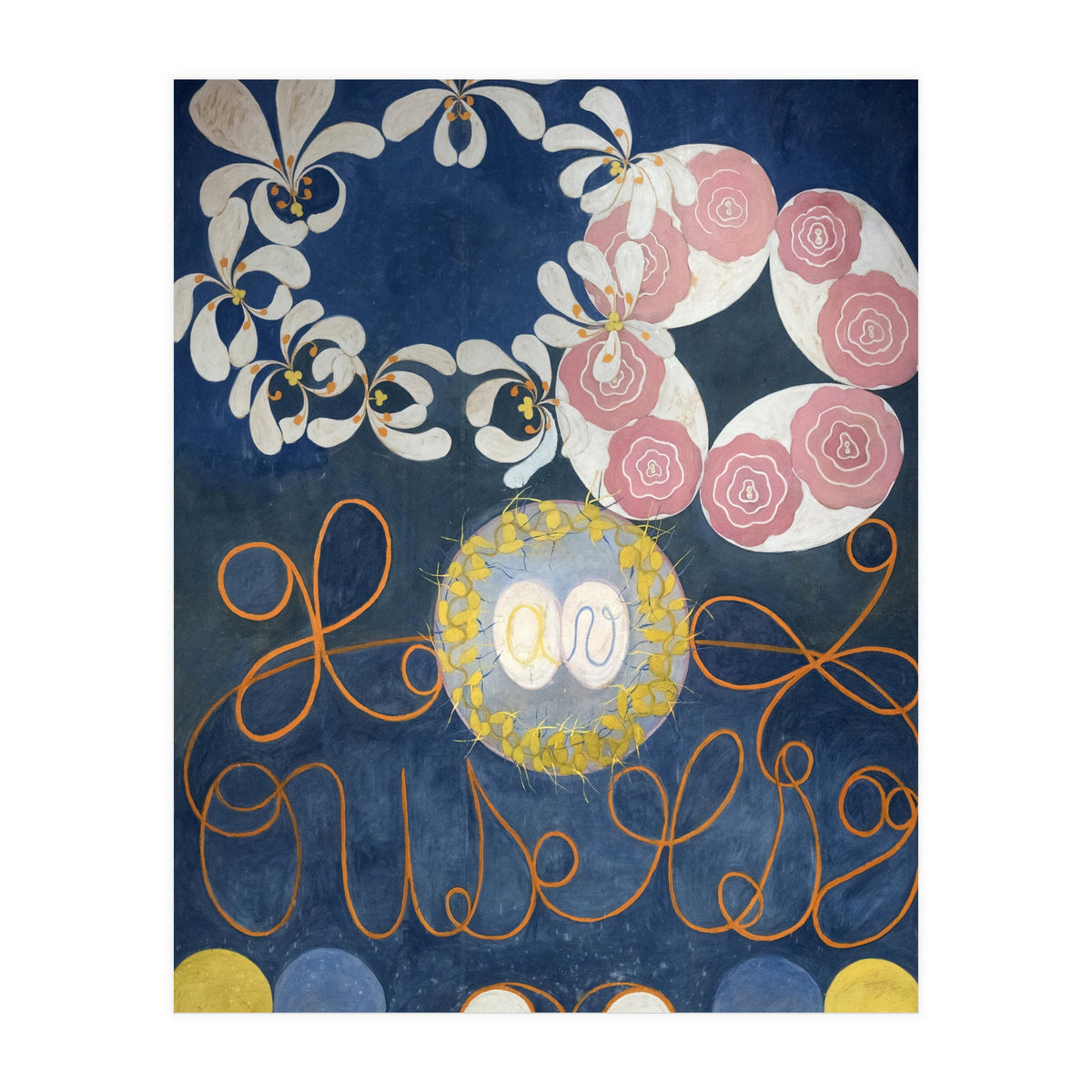 Hilma af Klint - The Ten Largest No 1 Childhood - Abstract Spiritual Art (Print Only)