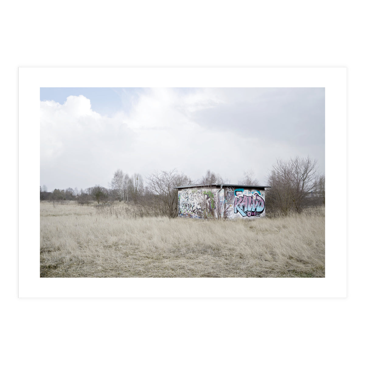 Graffiti barn in the middle of nowhere (Print Only)