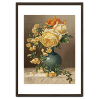 William Duffield – Marchal Niel Roses (1883) Botanical Floral Print