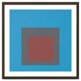 JOSEF ALBERS - HOMAGE TO THE SQUARE, BLUE, DARK RED thumbnail