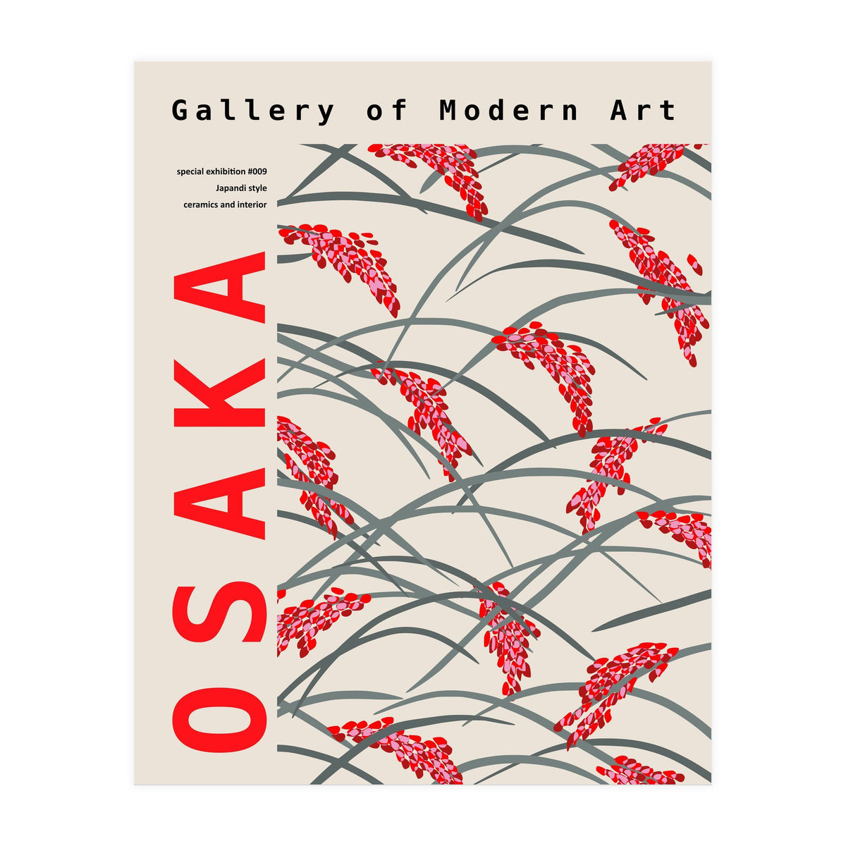 Gallery of Modern Art Osaka Japandi style (Print Only)