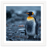 King Penguin Standing In The Rain thumbnail
