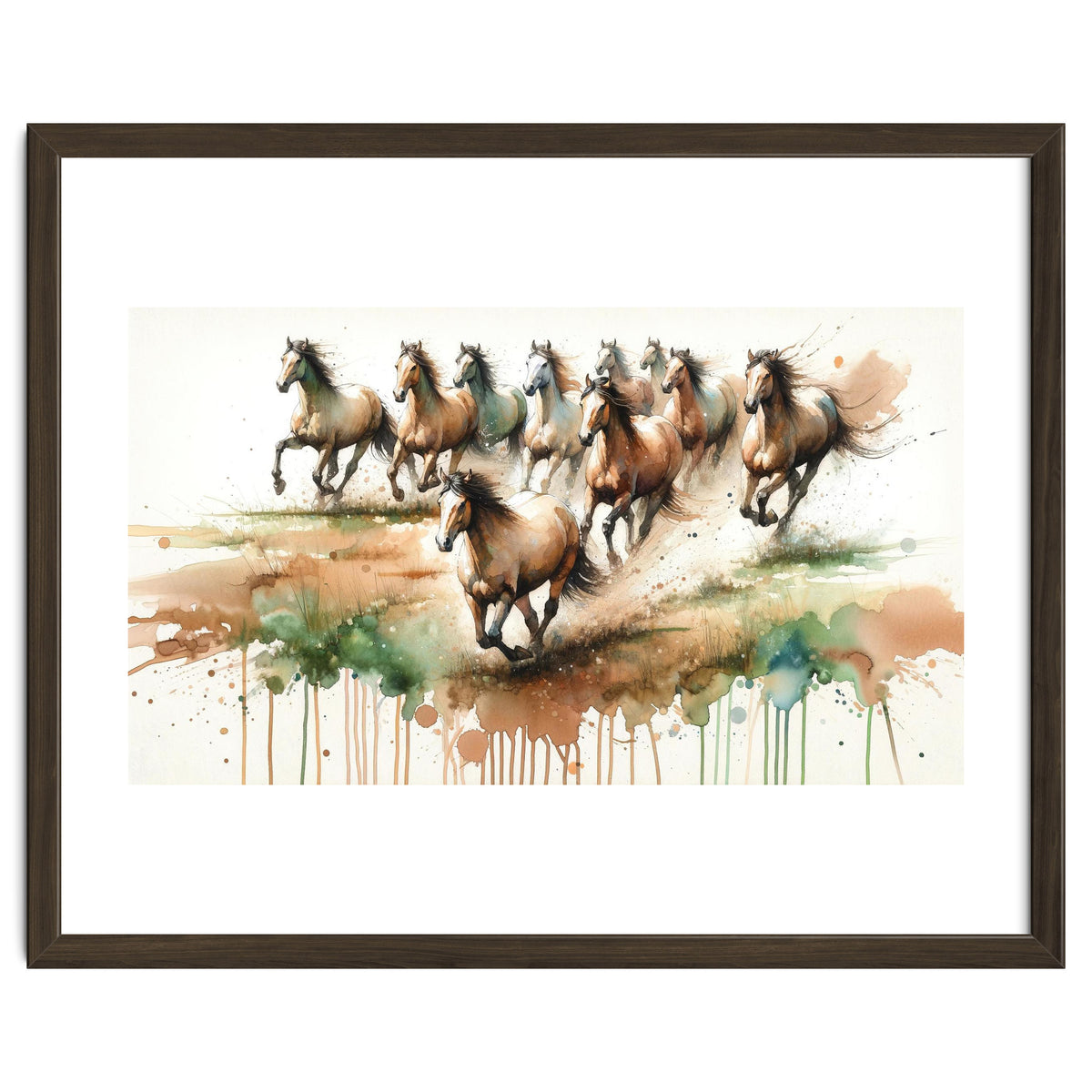 Galloping Horse Herd