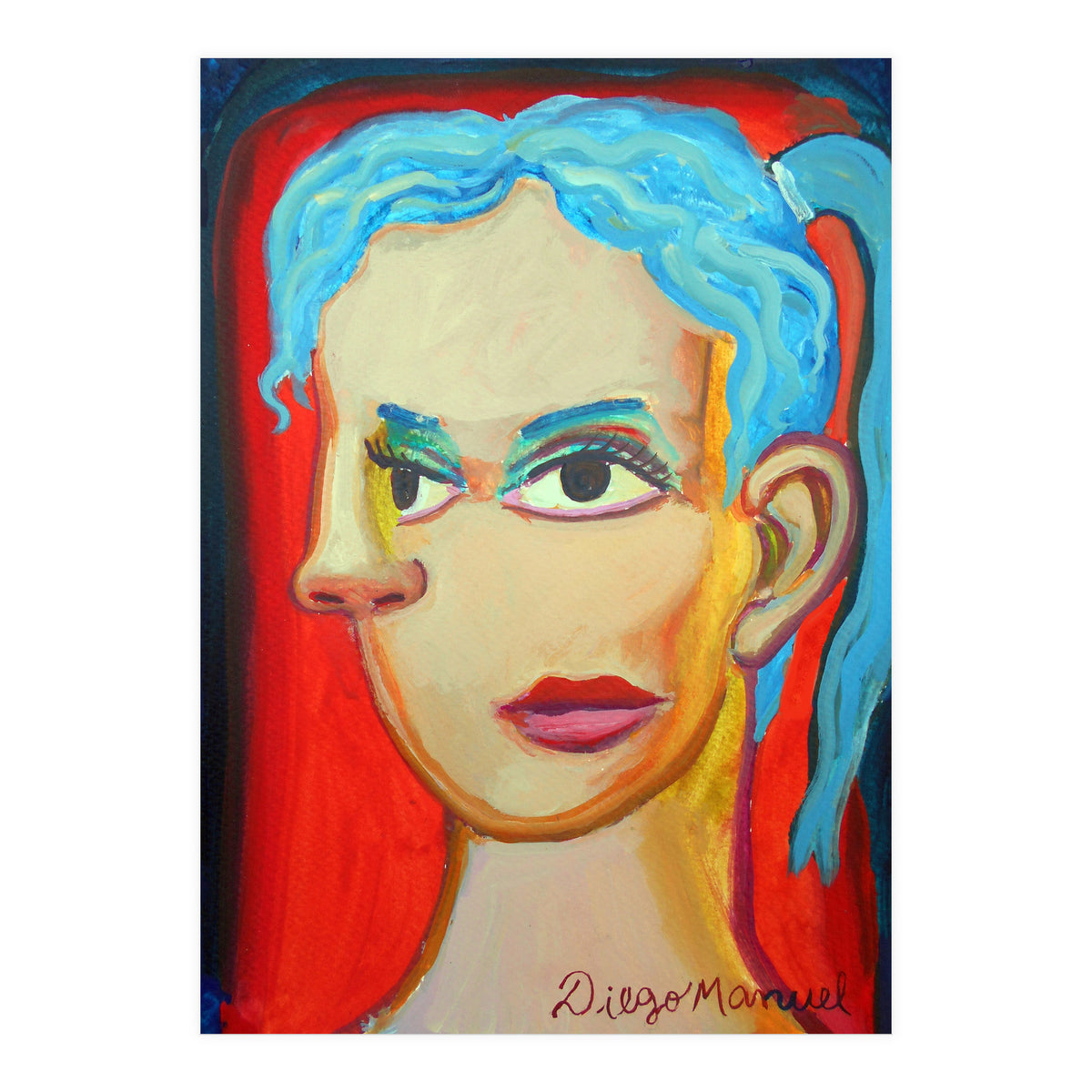 Cabeza De Mujer 25 (Print Only)