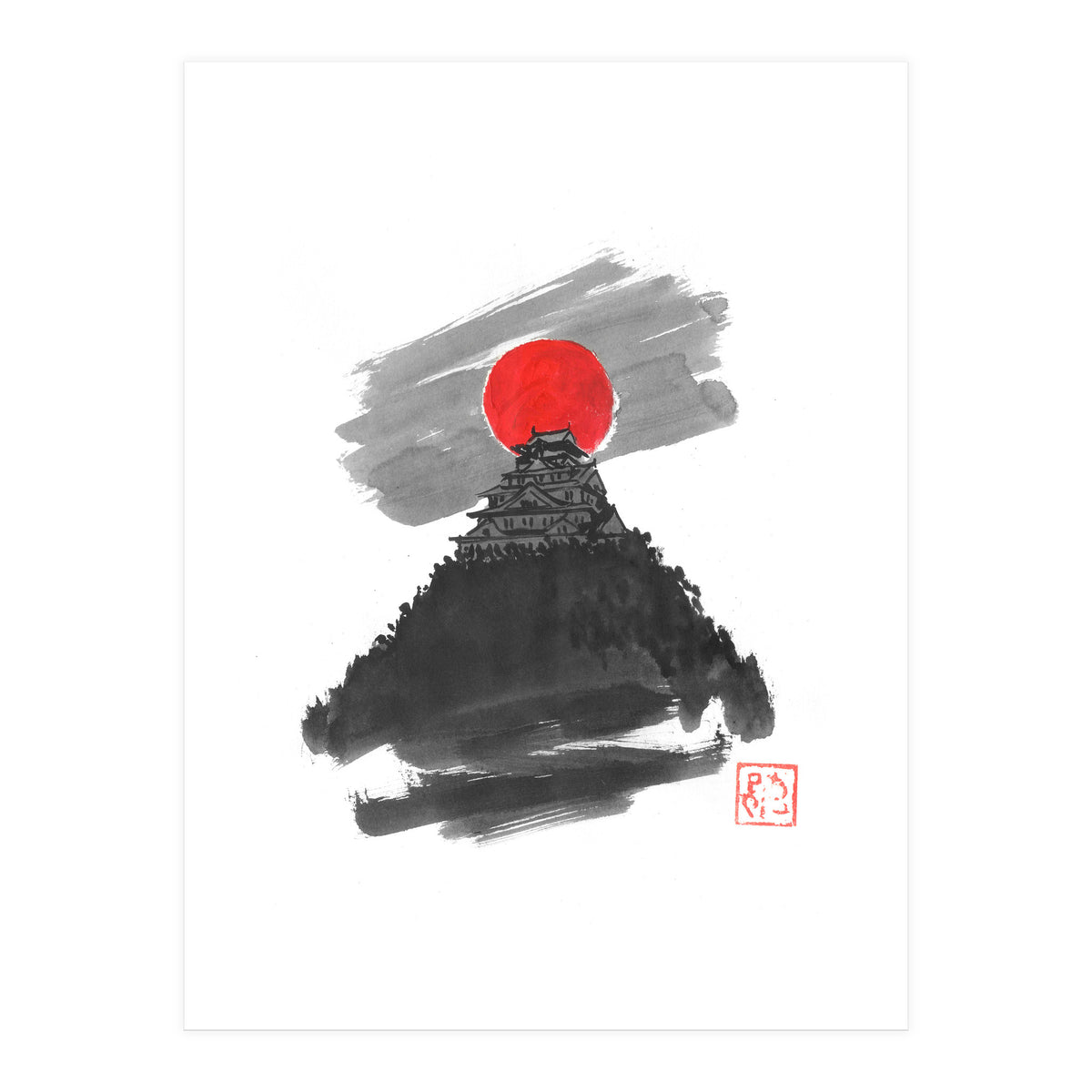 Castle And Moon 2023 (Print Only)