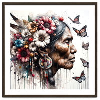 Matriarch With Wildflowers