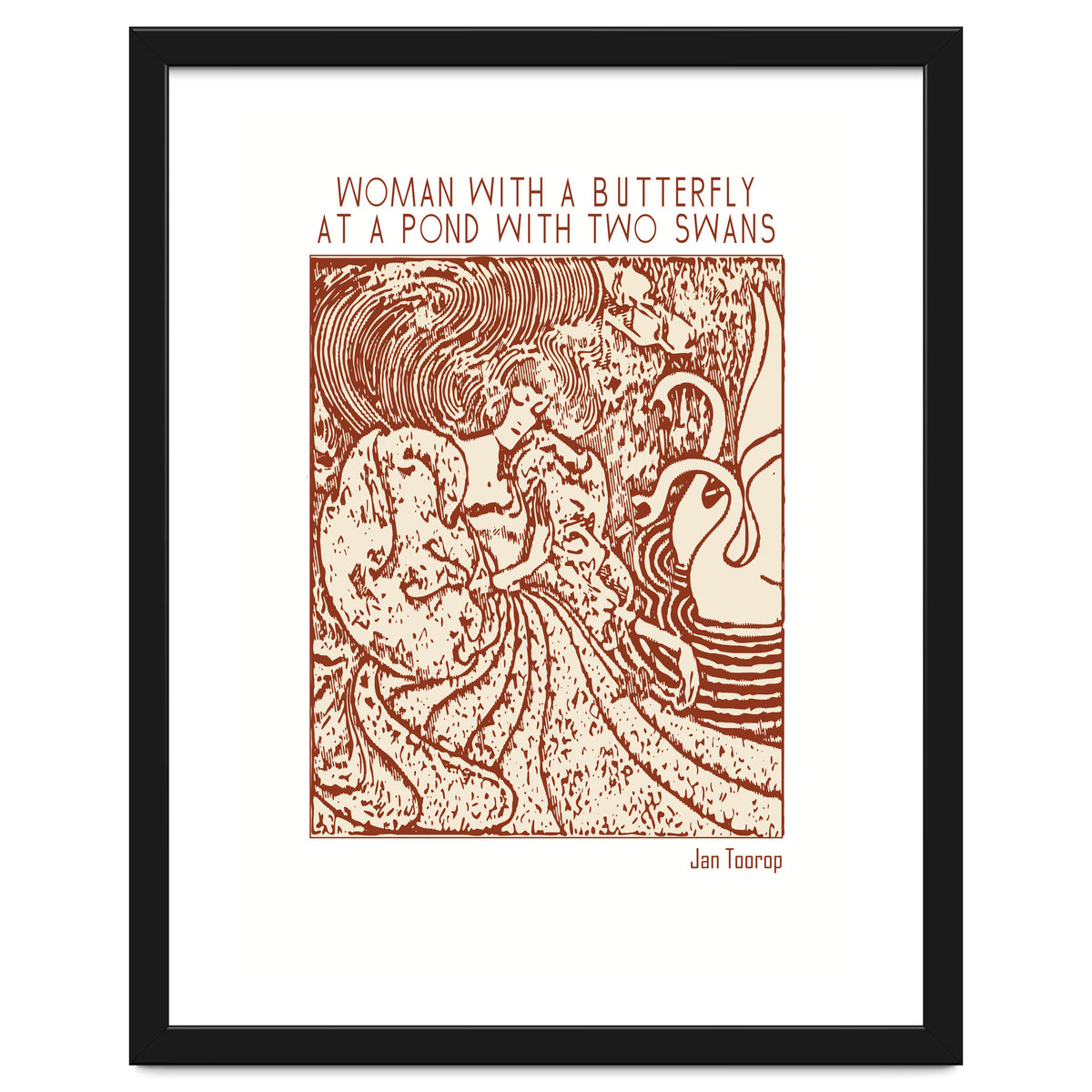 Woman With A Butterfly