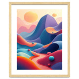 Colorful Surreal Dreamscape Digital Art thumbnail