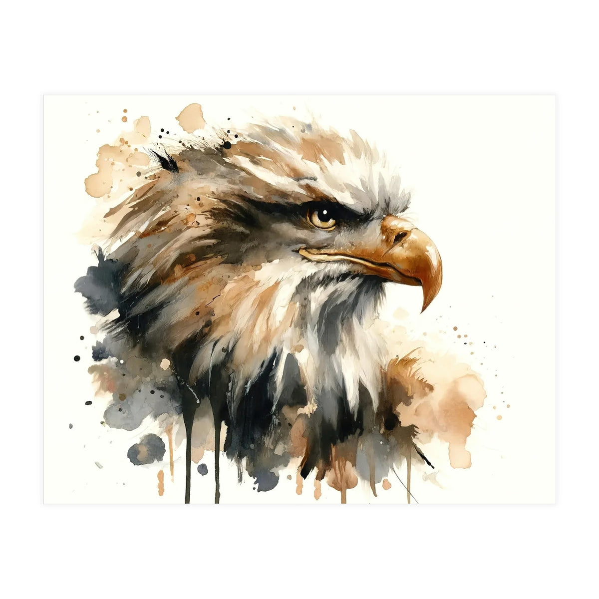 Majestic Eagle Side Profile (Print Only)