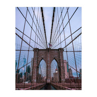 Brooklyn Bridge at Dawn, Iconic New York City Photography (Print Only)